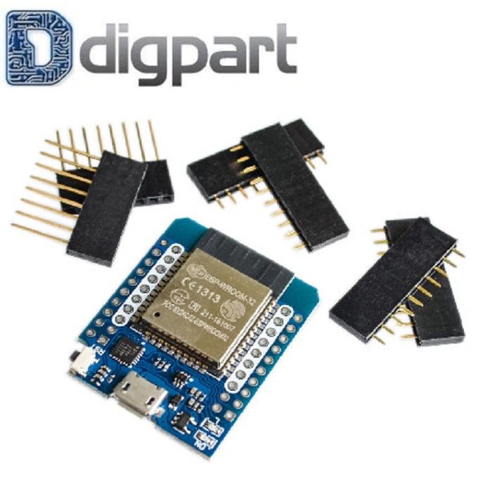 thumbnail image 2 of D1 Mini ESP32 ESP-32 WiFi + Bluetooth Development Board – CH9102 Chip – ESP-WROOM-32 Module 2 of 5