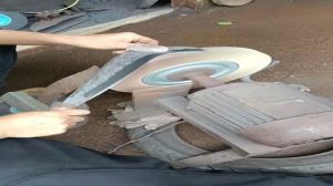 Quắm rựa/Dao liềm phát cỏ chặt cây đi rừng nhíp xe rèn thủ công sắc bền