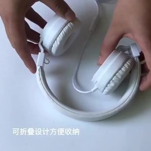 Cross-border Over-Ear Headphones for Mobile Phones and Desktop Computers Universal with Microphone for Women PUBG Gaming Noise-Canceling Headset type-c