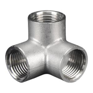 304 Stainless Steel Elbow Tees Joint Y Shaped 45 Degree Oblique Threaded Pipe Fittings Suitable for Home&Industrial Use