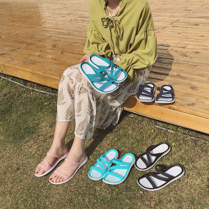 CDFHWUN Women Slippers Flip Flops for Women Beach Sandals for Women Flat Shoes