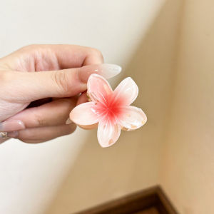 Korean Flower Hairpin Womens Beach Vacation Shark Clip