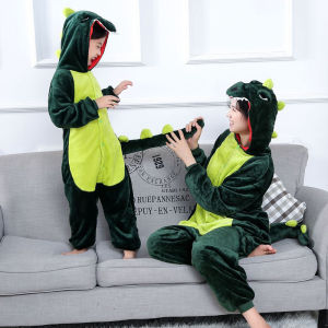 ชุดนอนไดโนเสาร์ผู้ใหญ่กิกูรูมิชิ้นเดียวชุดคอสเพลย์สัตว์พ่อแม่ลูกชุดใส่อยู่บ้านสำหรับเด็กชายและเด็กหญิงชุดนอน【ไม่มีรองเท้า】