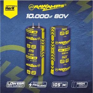 ELCO 10000uF - 80V RAWAMPS 1 SET ORIGINAL