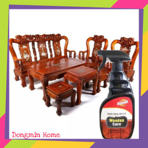 Chai Xịt Làm Sạch Và Đánh Bóng Đồ Gỗ Nội Thất Gỗ Bàn Ghế Gỗ Tủ Gỗ Sàn Gỗ Hando 600ml