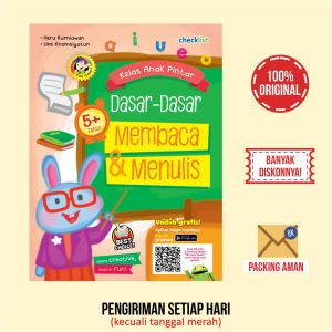 Buku Aktivitas PAUD TK Dasar-Dasar Membaca & Menulis (Kelas Anak Pintar) (Full Color)