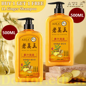 [Buy 1 Take 1] AZLA Ginger Shampoo Fast Powerful Hair Growth Liquid Anti Hair Loss Shampoo Repair Damaged Hair Preventing Hair Drop Shampoo Treatment Hair Care
