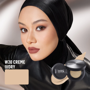 MAKE OVER Powerstay Sync Matte Cushion - Smart AI Matte Cushion High Coverage Zero Oxidation Oil Control Foundation Compact