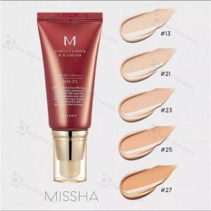 Missha Big Red BB Cream concealer Sunscreen Moisturizing Whitening Student liquid foundation Cream concealer Naked Makeup Modification liquid foundation Sunscreen # 21 Bright Color # 23 Natural Color