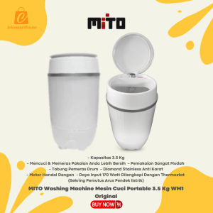 MITO Washing Machine Mesin Cuci Portable 3.5 Kg WM1 Original