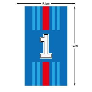 Car Stickers MARTINI Modification Signs Auto Motocross Racing Off-road Trunk Helmet PVC Decal for Porsche 911 917 917LH 918