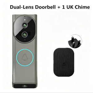 2026 2K WiFi Video Doorbell Wireless Smart Outdoor Home Video Intercom Human Detection Door Bell With Chime Dual camera doorbell