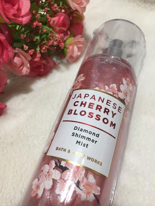 Bath Body Works Japanese Cherry Blossom Diamond Shimmer Mist
