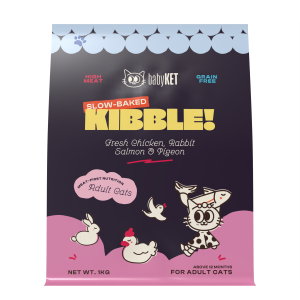 babyKET Slow-Baked Adult Cat Kibble 1kg | Dry Food | Grain-Free | High Protein