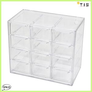 Follow Get New【TIS】 Tổ Chức Đồ Trang Sức Tổ Chức Máy Tính Để Bàn Lưu Trữ Hộp Ngăn Kéo Loại Trong Suốt Kệ Văn Phòng Phẩm Tóc Trang Trí Hộp Có Thể được Xếp Chồng Lên Nhau Ban