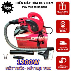 Máy Thổi Hút Bụi 2 Chức Năng TOK 1200W - Đầy Đủ Phụ Kiện - Hàng nội địa cao cấp - HÀNG CHÍNH HÃNG - BẢO HÀNH TOÀN QUỐC