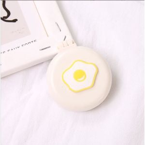 Gương Tròn Gấp Gọn Kèm Lược Mát Xa Bỏ Túi