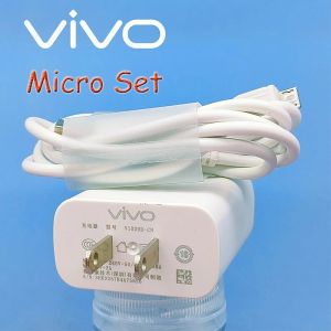 Vivo Fast Charger High Quality 2in1 Complete Set Cable & Adapter Micro USB Charger
