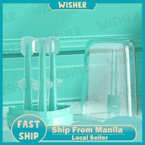 3pcs/set baby toothbrush baby oral cleaning set newborn baby brushing 0-1 years old children tongue cleaning