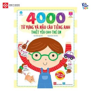 Sách 4000 Từ Vựng và Mẫu Câu Tiếng Anh Thiết Yếu Cho Trẻ Em – Đinh Tị Books