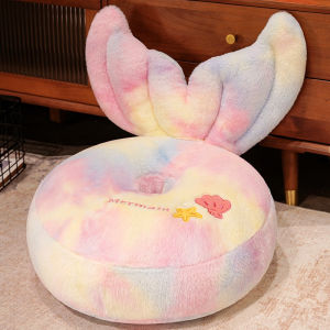 Dễ thương nàng tiên cá hoạt hình futon Đệm văn phòng nhà cửa ít vận động Tatami Ghế Sofa Gối tựa lưng Đệm