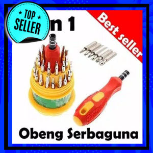 OBENG SET 31 IN1 OBENG MULTIFUNGSI LENGKAP OBENG TELUR / OBENG SPAREPART HANDPHONE OBENG ELEKTRONIK - ALAT SERVIS HP