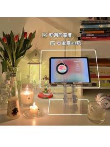 NEW Transparent Acrylic stand Tablet Stand Transparent Reading Stand Reading Bookshelf Reading desk Note holder SG Ready Stock