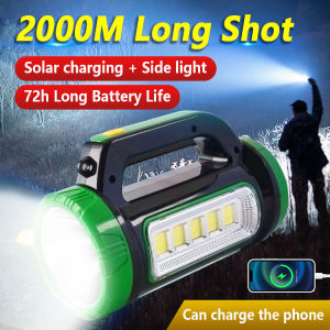 ✅【Local delivery】✅Solar Super Bright LED Flashlight Rechargeabl Waterproof Heavy Duty Rechargeable Flashlight