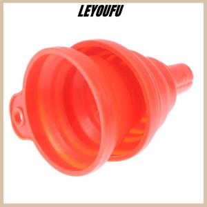 Christmas gift LEYOUFU Blossom Graceful Collapsible Silicone Funnel Car Truck Motorcycle Gasoline Fill Transfer Tool