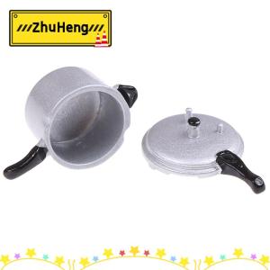 zhuheng Nấu Ăn Đồ Dùng Nồi áp suất dụng cụ nhà bếp quy mô 1:12 Dollhouse thu nhỏ