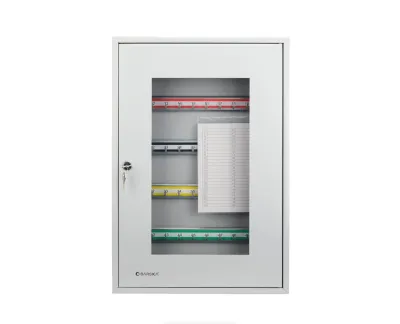 Tủ treo chìa khóa (giá treo chìa) Barska 50 vị trí có cửa kính CB12950 (50 chỗ móc chìa) (Hãng Barska - Mỹ)