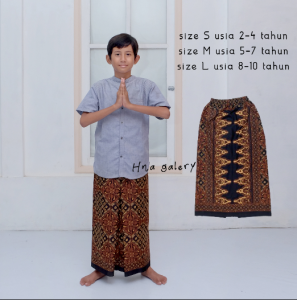 Sarung Instan Anak Usia 2-10 Tahun Sarung Gus iqdam Motif Batik Pekalongan