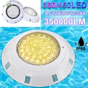 LED Underwater Swimming Pool Lights IP68 Waterproof Lamp Submersible Pool Lights Pool Decor Light Outdoor Yard Garden Pool Decoration [Winnereco World]