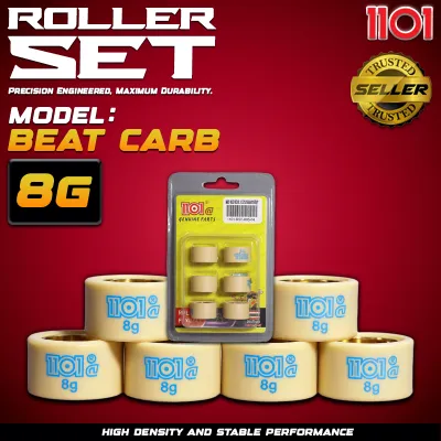 1101 6Pcs FlyBall Roller Set Pure Copper Bola For CLICK125/150/NMAX/AEROX/HONDA BEAT FI/GY6/MIO/MIO M3/SOUL I125