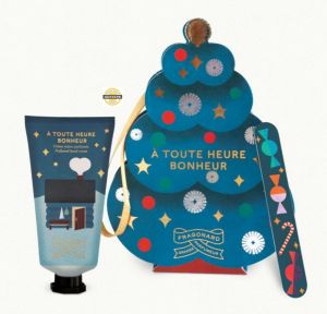 Fragonard A Tout Heure Bonheur (Happiness At Anytime) Hanging box Hand cream and Emery board by Senteurs de Provence since 2004