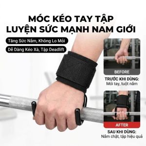 💪Móc Hỗ Trợ Kéo Xà Chống Rơi Chịu Lực 200kg/dụng Cụ Hỗ Trợ Tập Luyện Thanh Ngang/Dây Đeo Chống Tuột Khi Kéo Xà Đơn