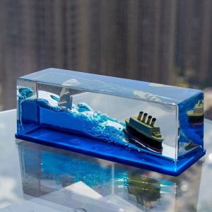 Luxurious Lunod Free Ship in Bottle - Unsinkable Ship with Iceberg