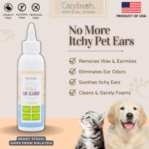 Oxyfresh Pet Ear Drop Cleaner - 30ml / 118ml