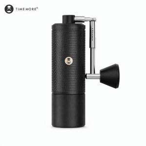 Timemore C5 PRO Hand Coffee Burr Grinder Stainless Steel Pourover Drip Moka Adjustment All-Metal Portable with S2C-042-III Conical Burr