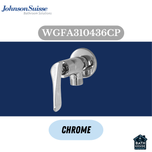 Econax Carrera 1/2" Angle Valve With Wall Flange WGFA310436CP
