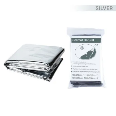 Elfs Active Emergency Blanket Alumunium Foil Camping Hiking Hipotermia