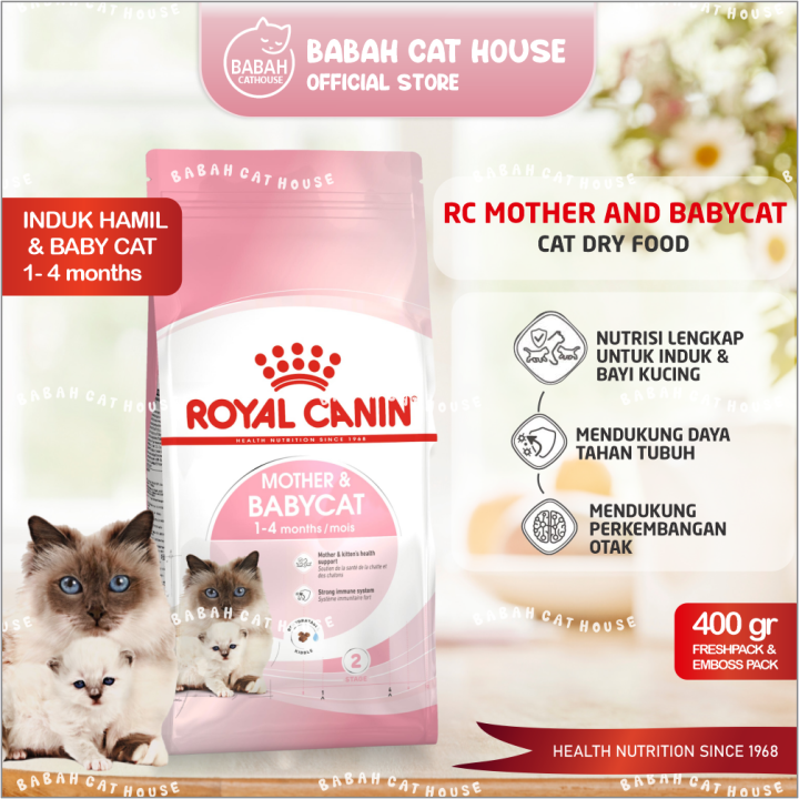 RC MOTHER BABY CAT 400gr Royal Canin Cat Food Makanan Kucing