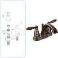 1224 1224B Faucet Cartridge Replacement Kit For Most Double Handle Moen Faucets and Tub/Showers Repair Kit,Replacement Compatible with Moen Two Handle Faucets,4 Pack. 