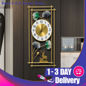 FFALL  [COD] Wall Decors For Living Room 2PCS American Creative 3D Three-Dimensional Leaf Iron Art Wall Decoration Wall Decoration Creative Metal Leaf Wall Decoration Restaurant Living Room Home Aisle Wall Atmospheric Iron Art Pendant