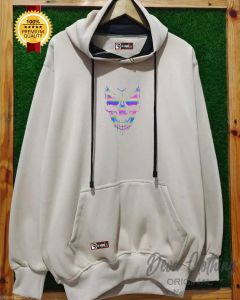 Sweater Hoodie Pria Sweter Laki Sablon rainbow Hologram Skull Keren Bahan Tebal Korean Style Switer Sunmori Couple Kekinian Korea Terbaru Sweeter Hodi Dewasa Polos Hitam Murah Jumbo