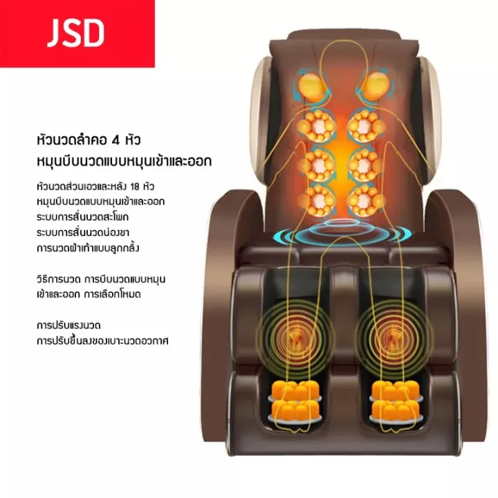 Inova เก้าอี้นวด เก้าอี้นวดไฟฟ้า เก้าอี้นวดมัลติฟังก์ชั่น เก้าอี้นวดอัตโนมัติ Massage chair เก้าอี้สุขภาพ ลูกกลิ้งนวดถุงลม ปรับตำแหน่งการนวด ลดความเครียด ลดอาการปวดเมื่อย