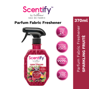 Scentify Fabric Perfume Sparkling Fruite 370ml | 2X Long-Lasting Parfum | Removes 99.99% Bacteria-Scentify by Enchanteur