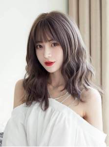 [ tặng kèm lưới và lược hàng loại 1 ] tóc giả nữ nguyên đầu xoăn ngắn tóc giả xoăn sóng tóc xù mì tóc giả bộ cả đầu mái thưa Hàn Quốc