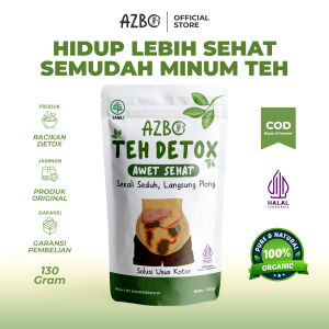 Teh Detox Pembersih Usus Peluruh Lemak Azbo Herbal