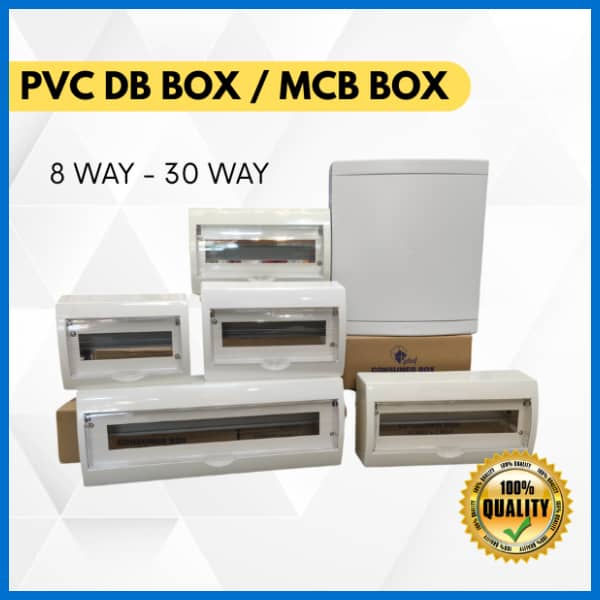 Pdb Box Pvc GELOOF PVC MCB BOX DB BOX 8.5WAY-30WAY PVC MCB Box / Consumer PVC Box ...